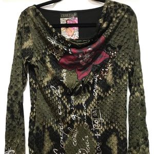 Desigual Ladies Long Sleeve Shirt